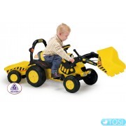 Педальный трактор с ковшом и прицепом Injusa 410